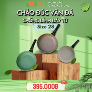 Chiếc Chảo Đúc Chống Dính Vân Đá HOCA Siêu Bền - Size 28